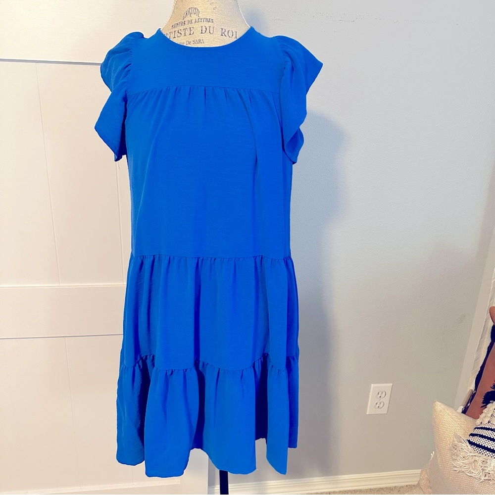VICI | Blue Tiered Dress